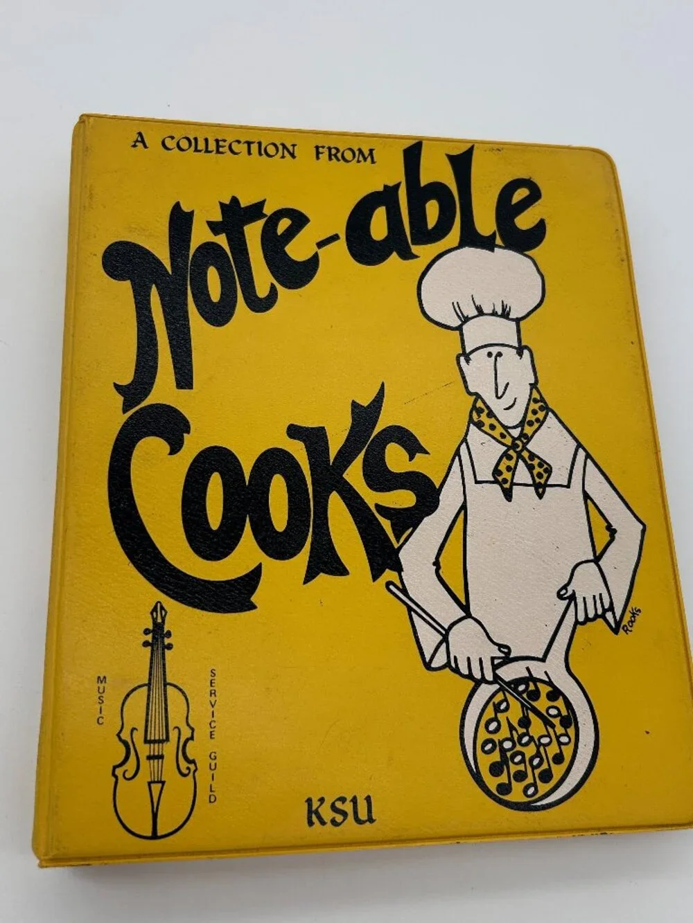 Note-able Cooks Cookbook - Music Service Guild - KSU Kansas - Vintage Recipes